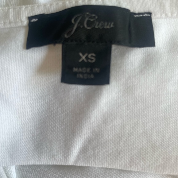 Jcrew White tiered dress with embroidery bottom. - Picture 2 of 10